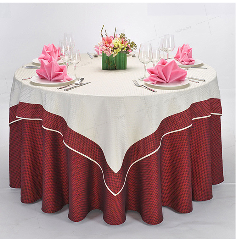 Red Sequin Tablecloth