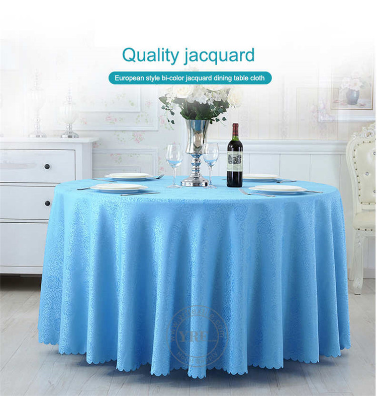 Jacquard Design Round Table Cloth