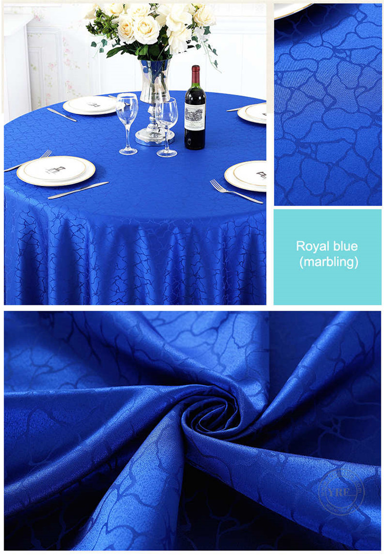 Blue Sequin Tablecloth