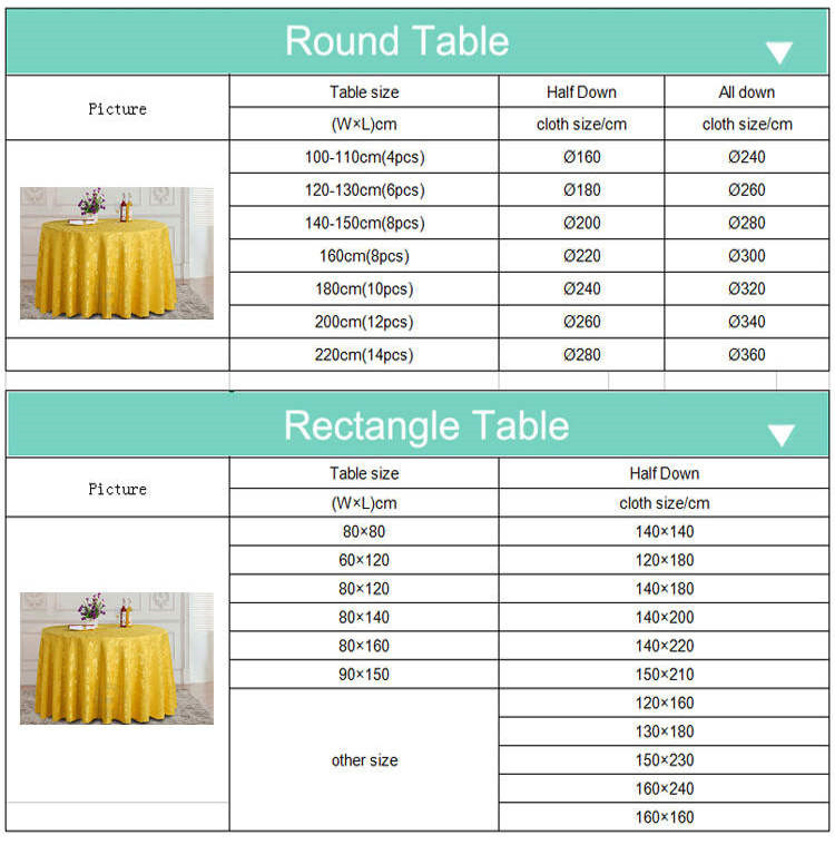 Washable Round Table Cloth