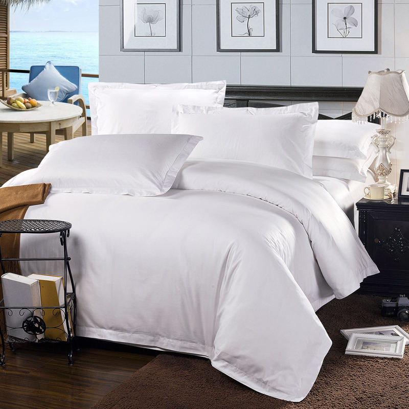 100 Cotton 250 Thread Count White Hotel Bedding Twin Size