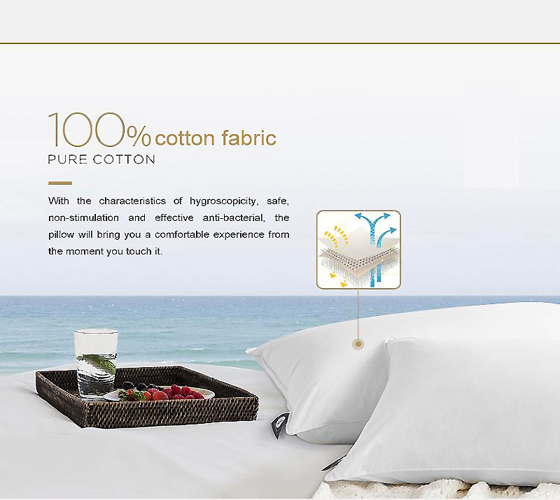 Customized Microfiber Hotel Pillow 5 Star Hote