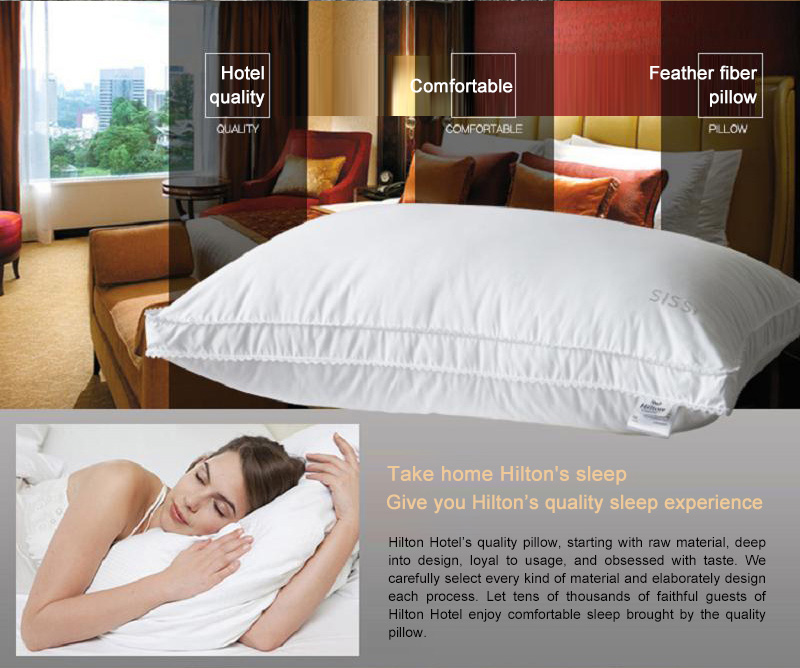 Chinese Supplier King Hilton Hotel Pillows