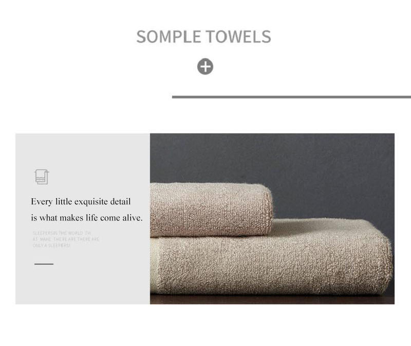 Cotton Bamboo Bath Towel Skin-Friendly