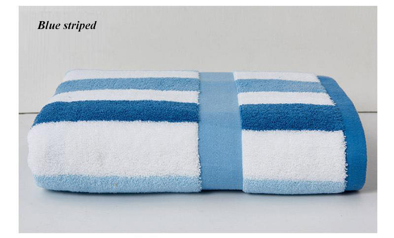 White Towel Increase Blue And White