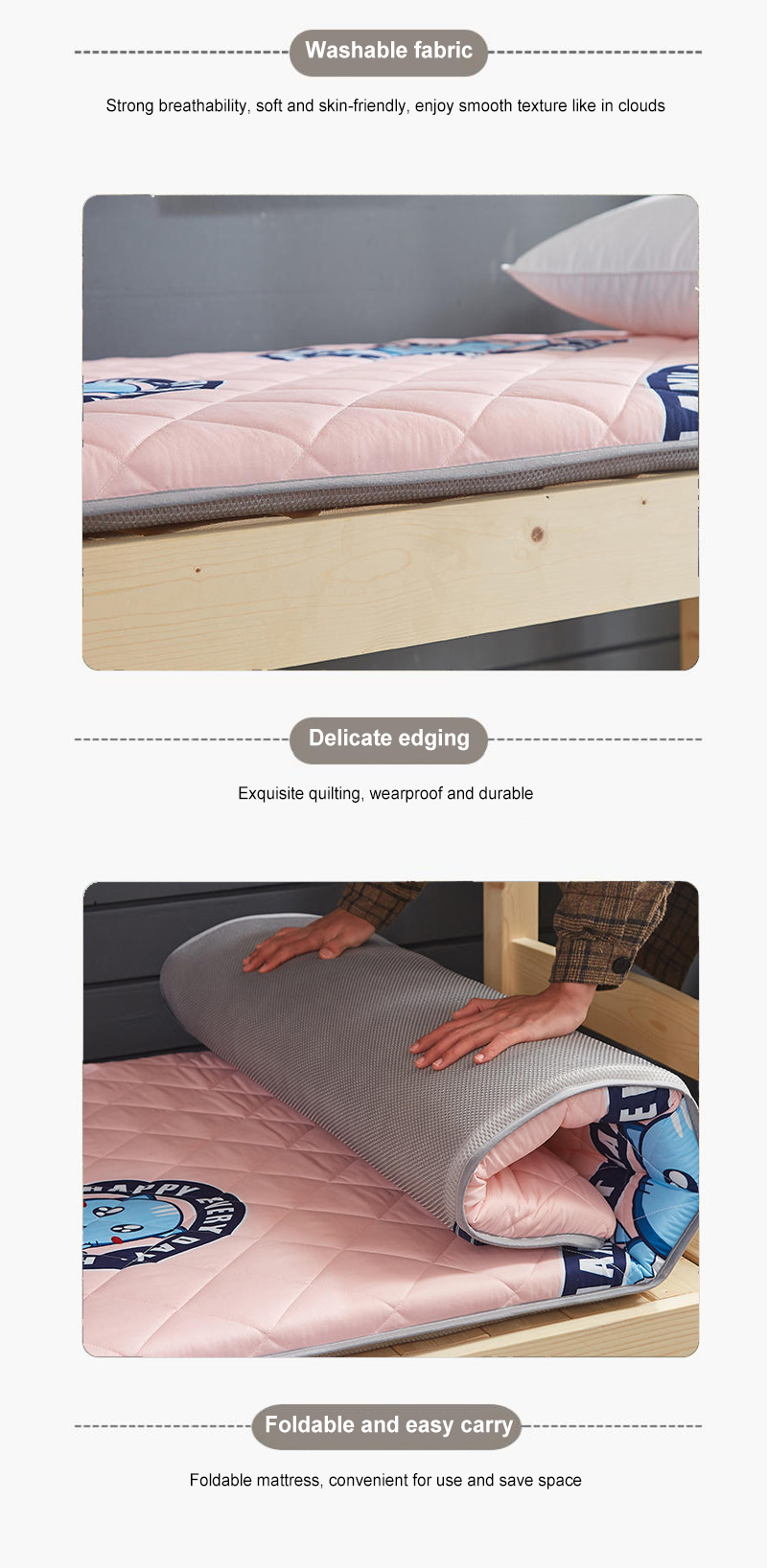 Thin Bunk bed Mattress Breathable