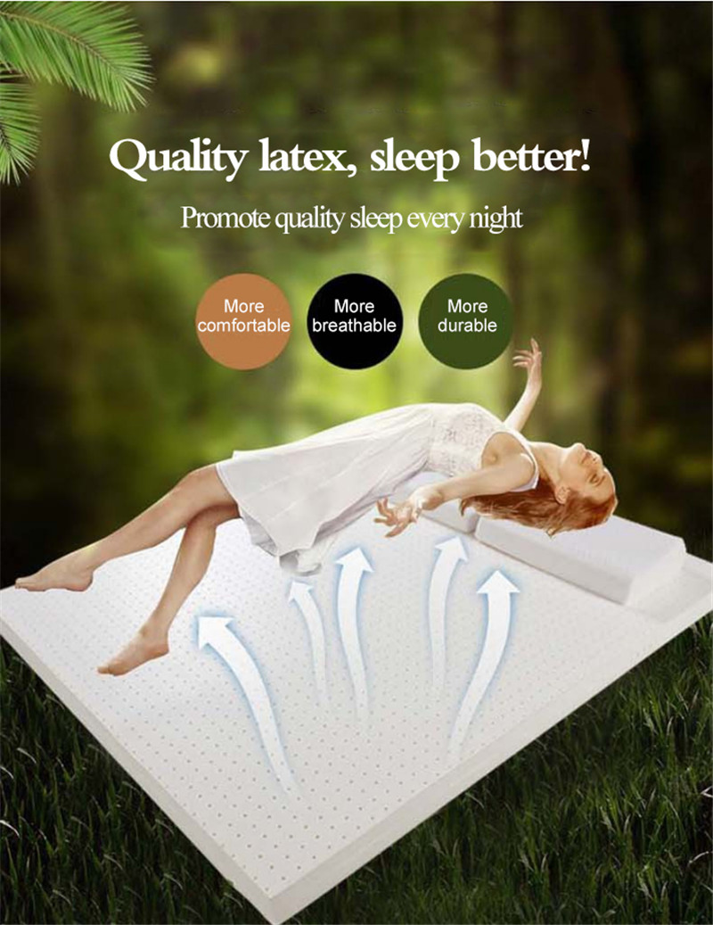 Double XL Thailand Latex Mattress Breathable Cover