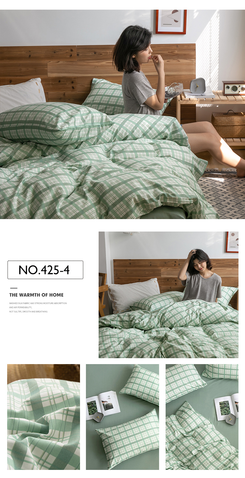 Modern Design Bed Sheet4 PCS