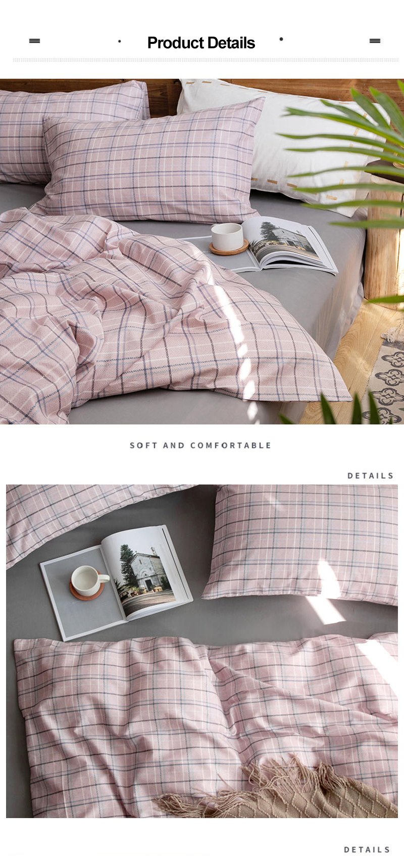 Home Bed Linen Geometric Checker