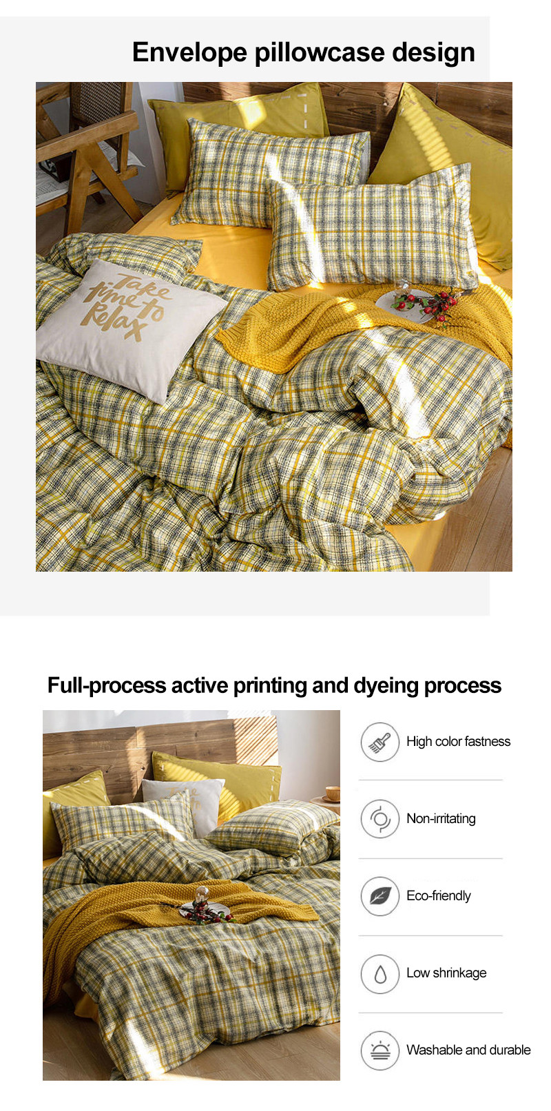 Bed Sheet Set For Staff High Quality