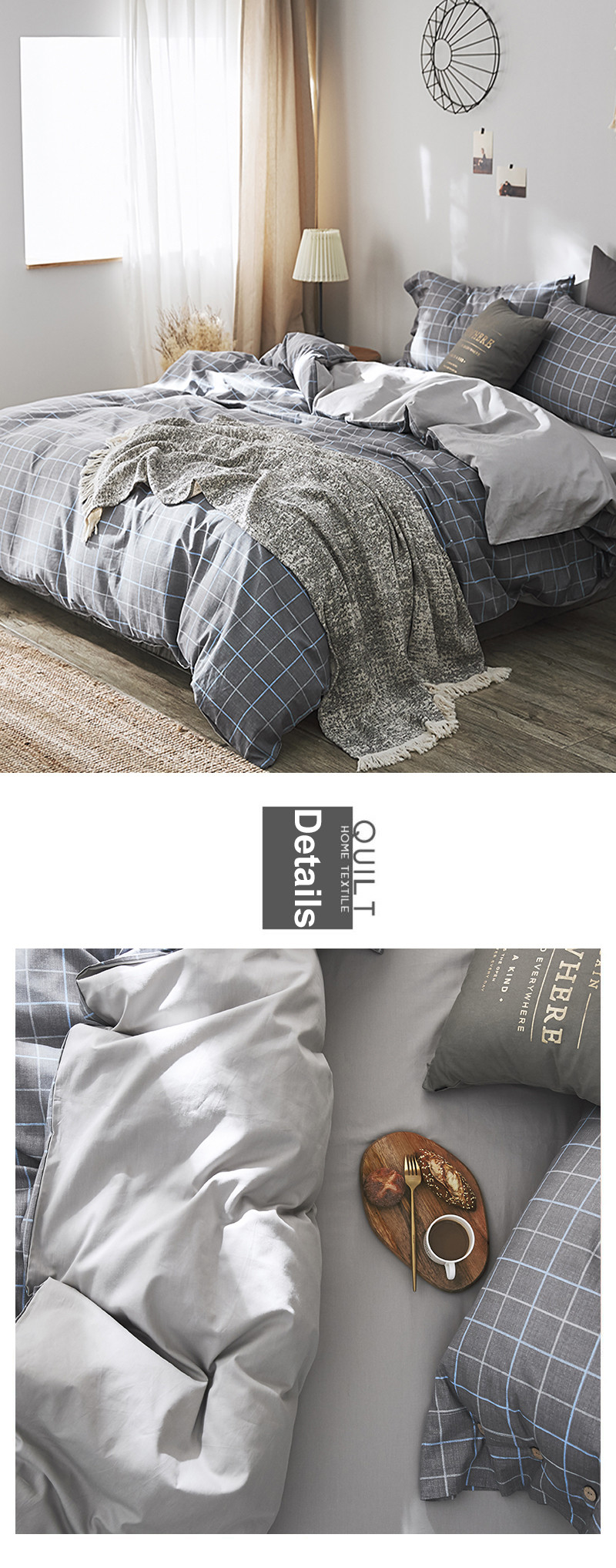 Double Bed Sheet Set Fashion Style