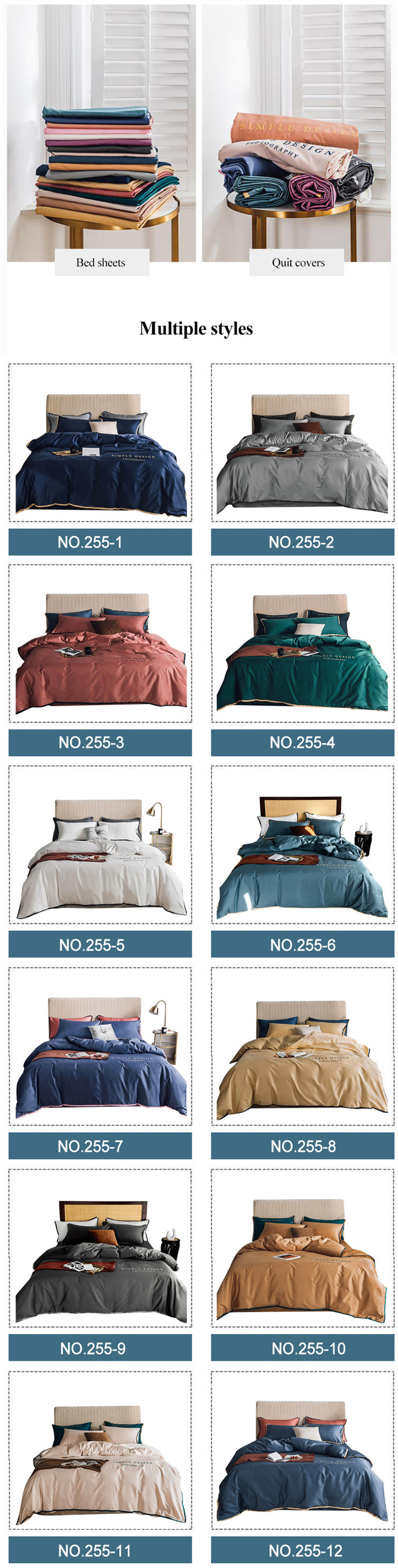 Five-Star Hotel Comforter Set Turquoise King Bed