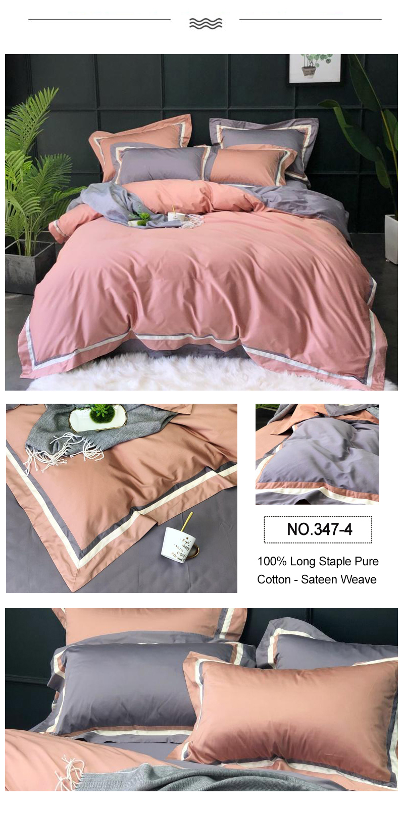 Bed Linen Softness Light Pink 4PCS