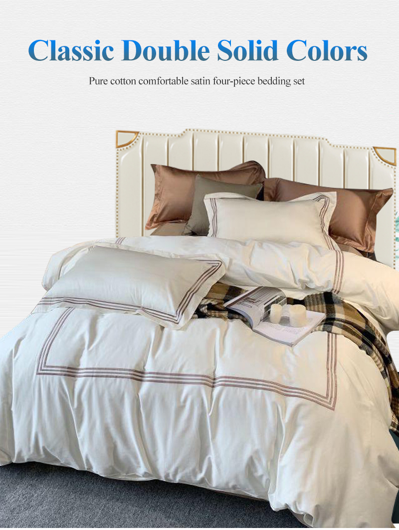 For Single Bed White HoteL Linen