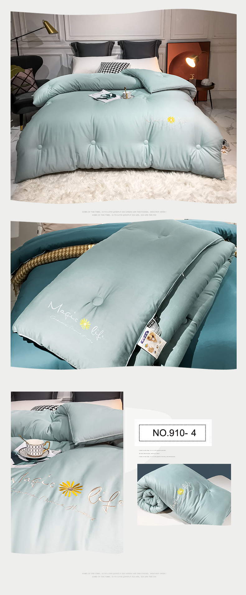 Rayon Durable Summer Comforter Set
