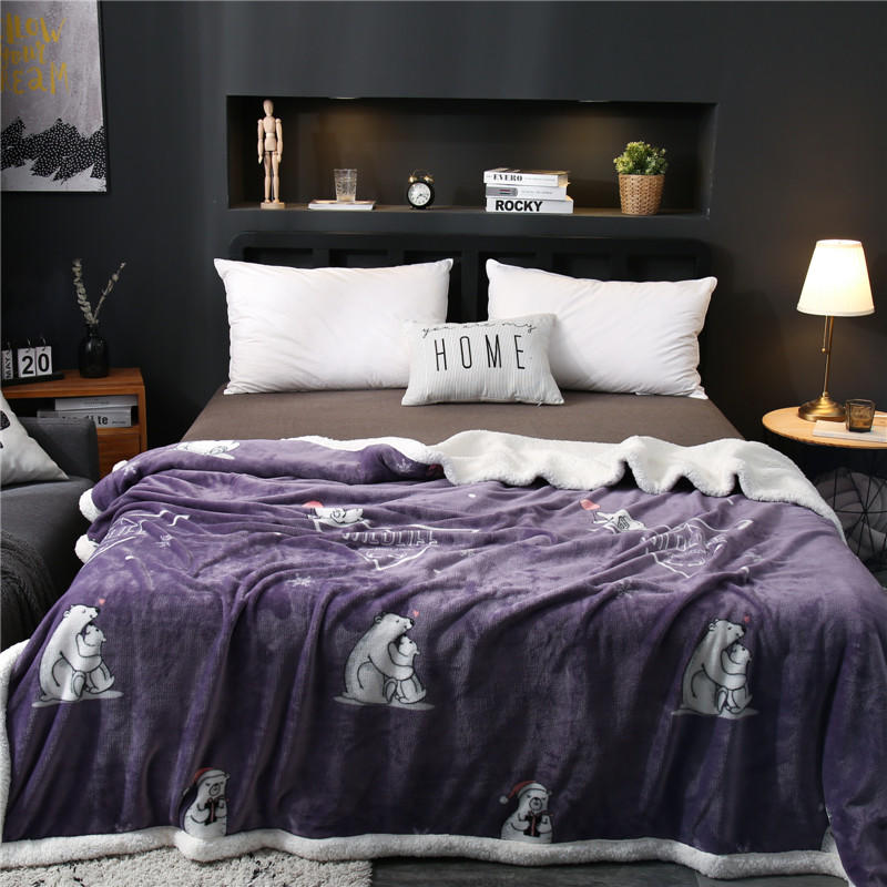 Fashion Style Fleece Blankets Warm