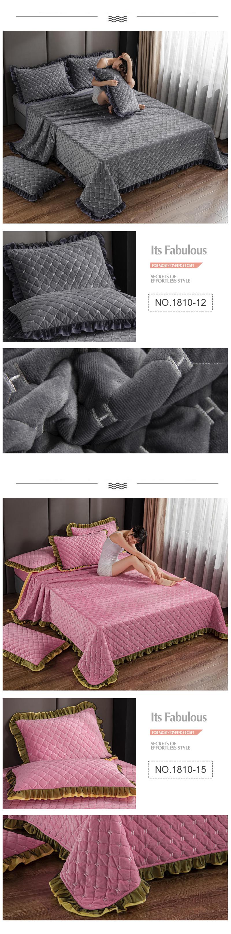 Quilt Set Home Textile Bedspread