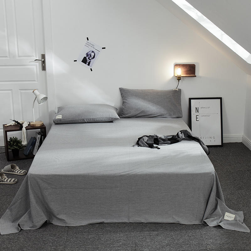 Light Grey Bed Linen Bedsheet