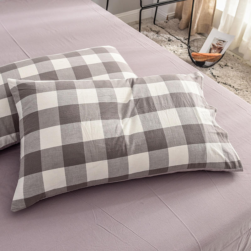 Bed Sheets Home Bedding 100% Washed Cotton Fabric