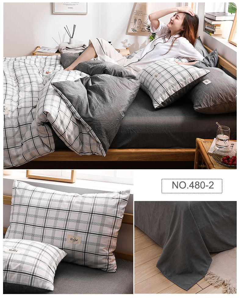 Apartment Bed Sheet Set Stain Resistant