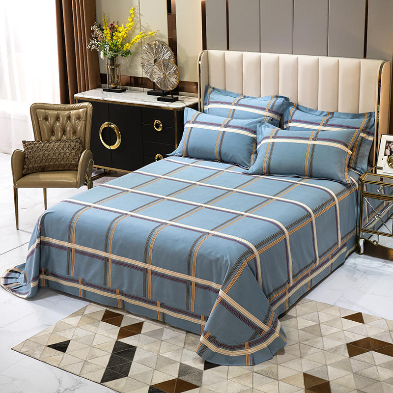 Plaid For Home Textile Bed Sheet Set