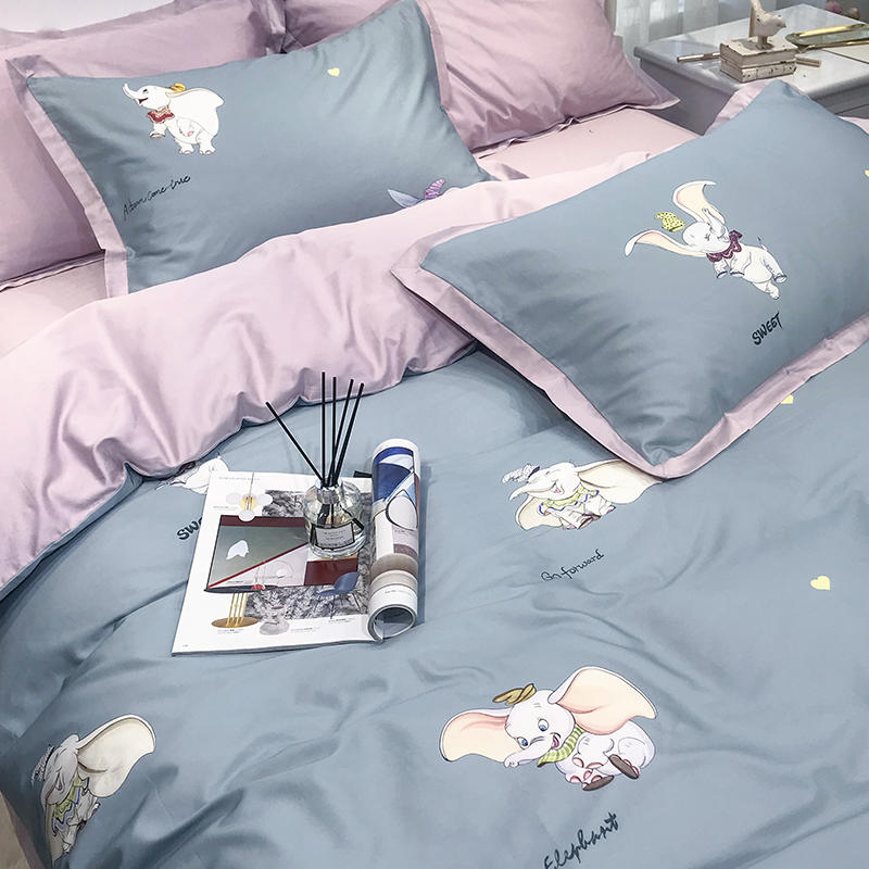 Cotton Fabric Home Bedding Bed Sheet Set