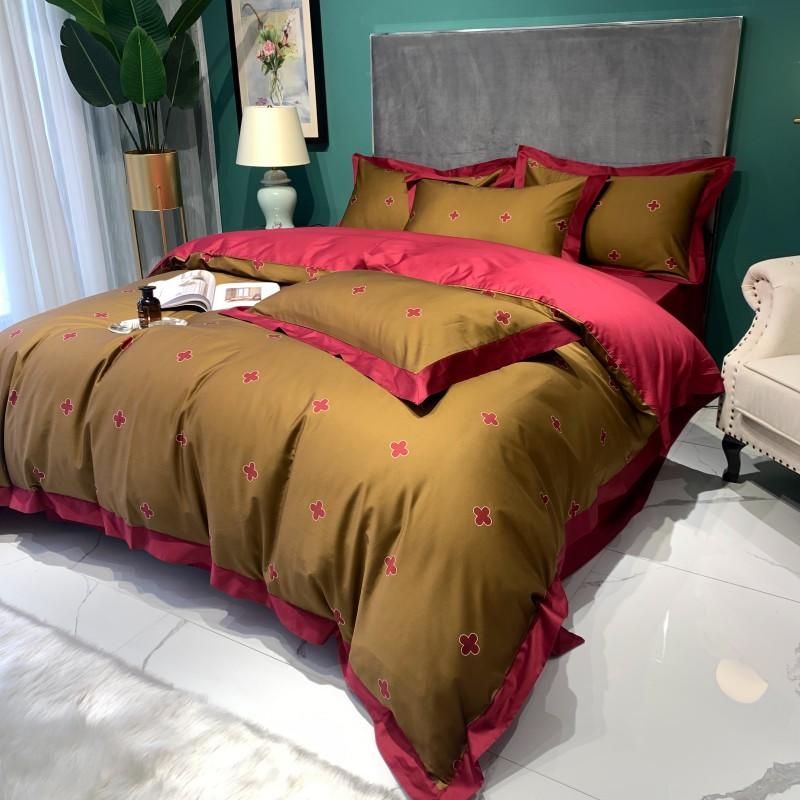 Bed Sheet Set For Queen 4PCS Luxurious