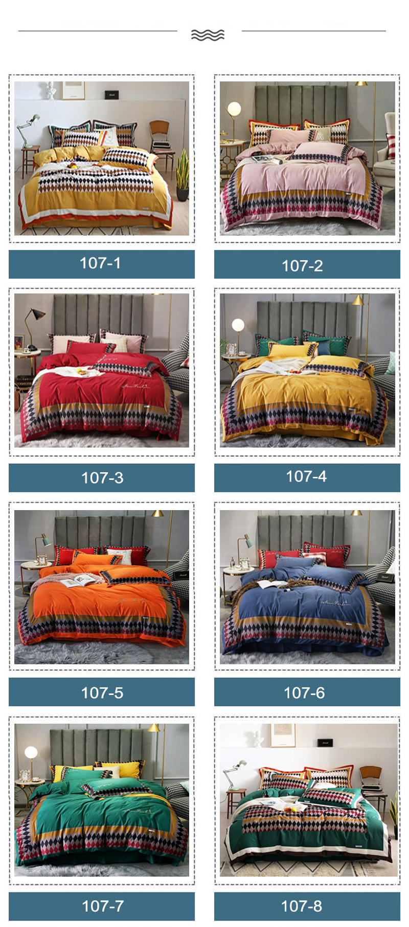 Bed Sheet Set For 4PCS Home Bedding
