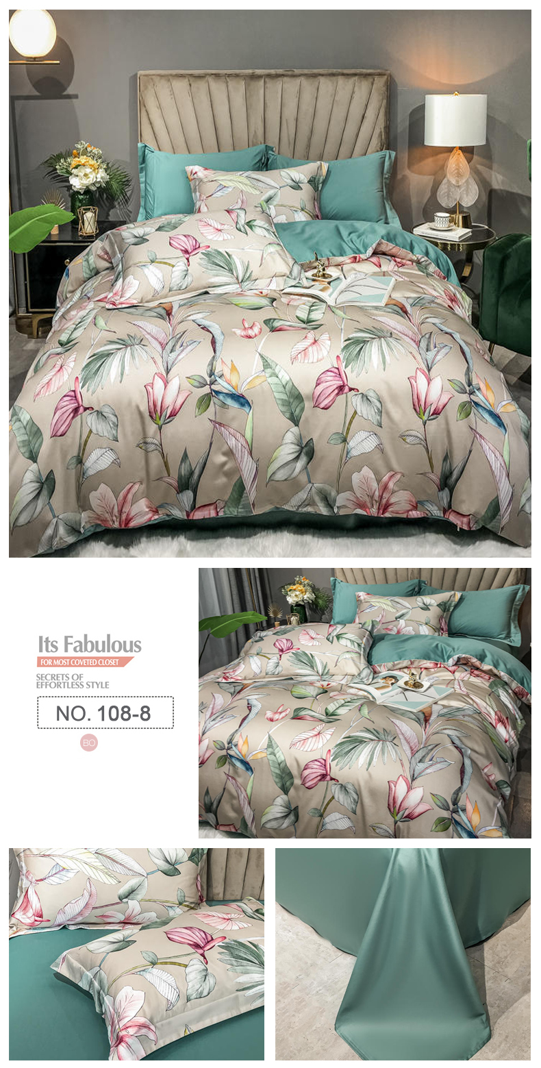 Comfortable Cotton Fabric Bedding Set