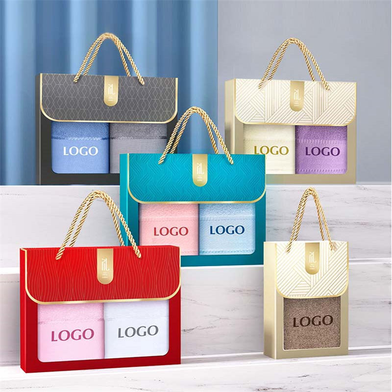 Box Towel Printing Cotton Hotel Towels