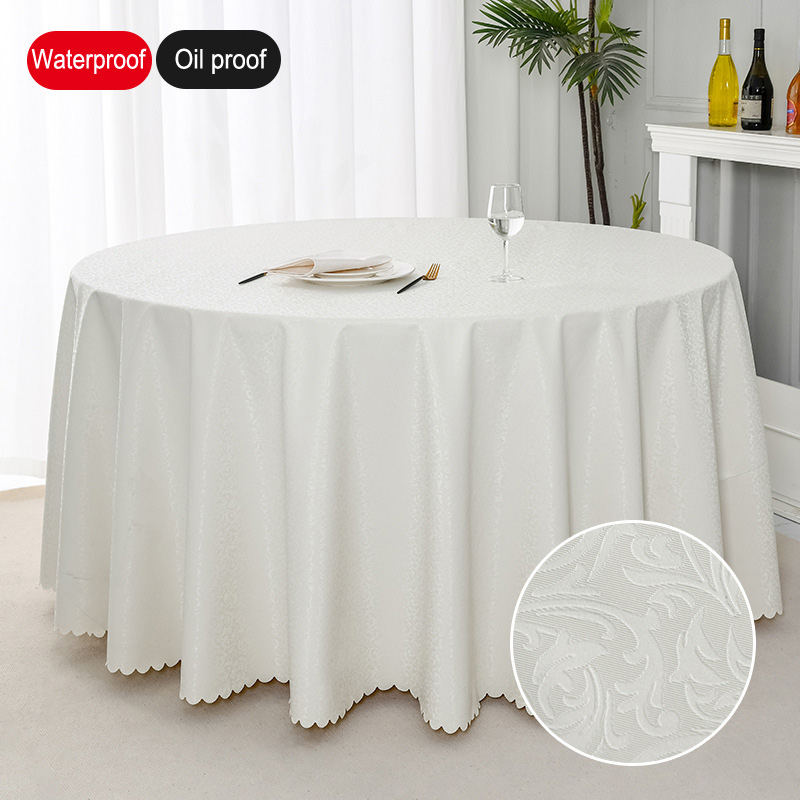 120 Inch Polyester Round Custom Table Cloths