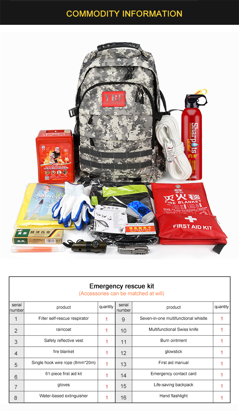 22L Large Capacity Rescue Backpack