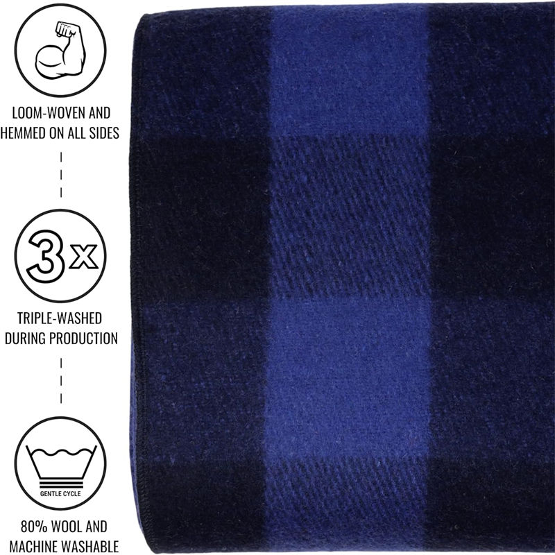 90% Germ - Free 550g Blue Buffalo Emergency Aid Wool Blanket
