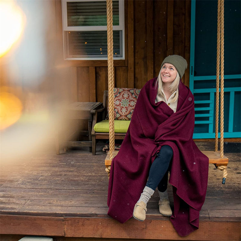 70% Wool -5°C Army Tent Warm - keeping Blanket