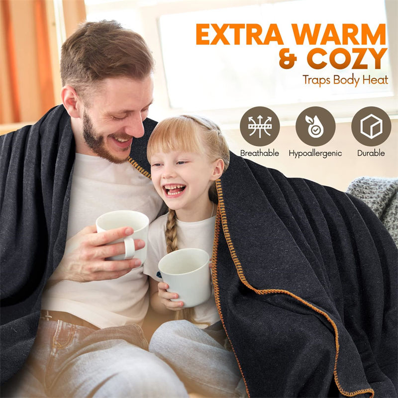 China Supplier 100% Wool -15°C Military Blanket