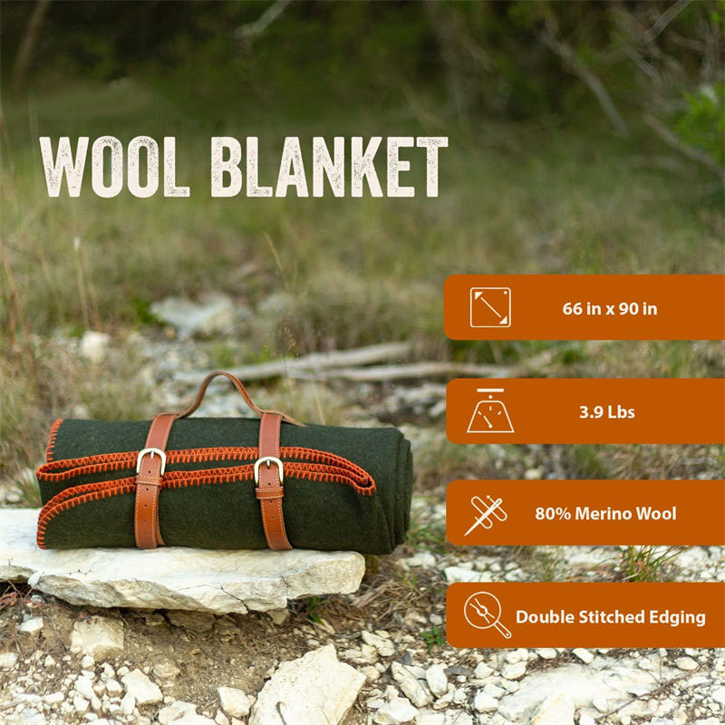 90% Antibacterial 90% Wool Medical Blanket