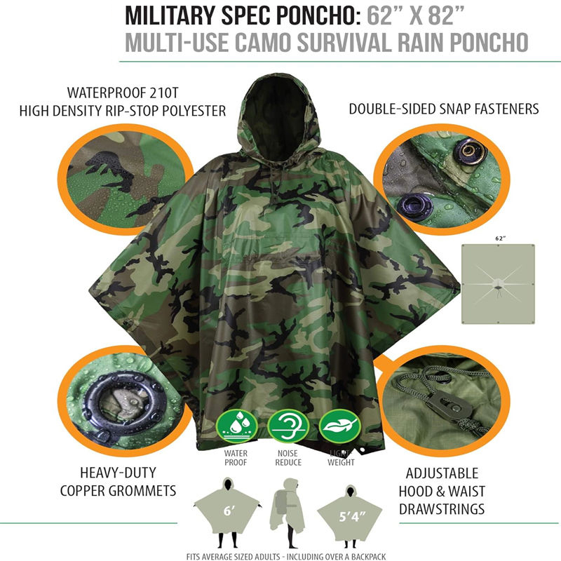 Rain poncho liners refugee supplies