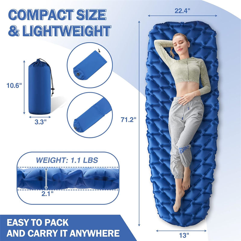 Noiseless United Nations Inflatable Sleeping Pad Noiseless United Nations Inflatable Sleeping Pad