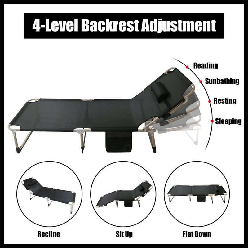 5-Position Backrest Rescue Personnel Rest Bed