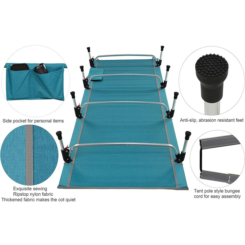 Disaster relief foldable bed