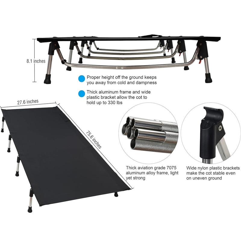 Waterproof and moisture-proof foldable bed