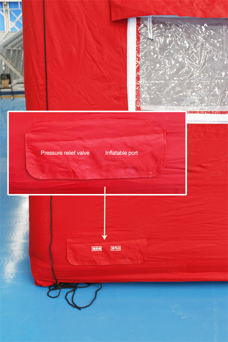 10x12x4m tent 99.5% antibacterial large red
