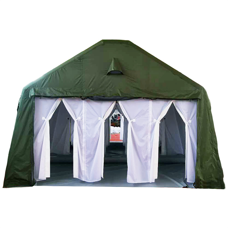 Green inflatable tent 4000m altitude for military use