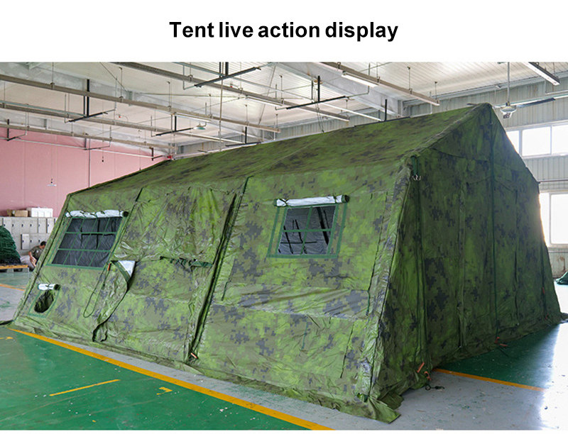 40㎡ Camouflage Fire Tent for Firefighting