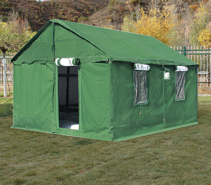 Green Emergency Tent
