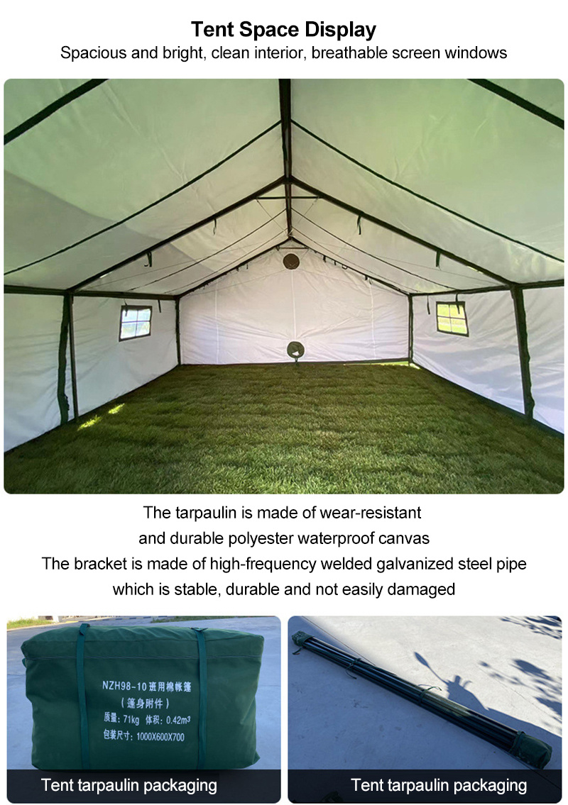 Green gov office tent