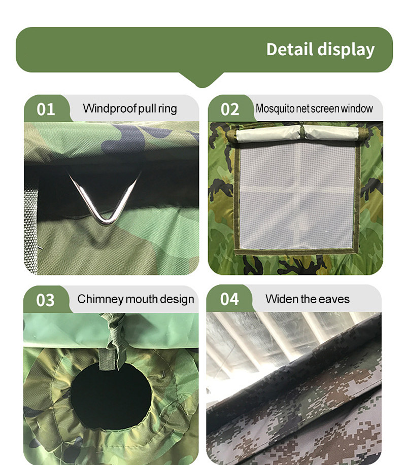 For emergency Camouflage tent