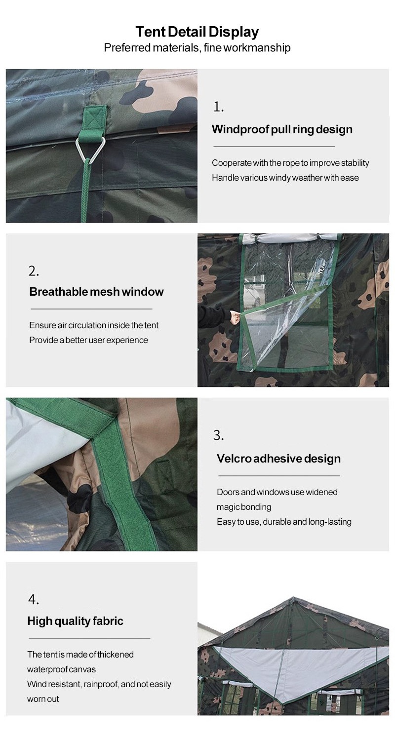 20 square meters Camouflage medical tent