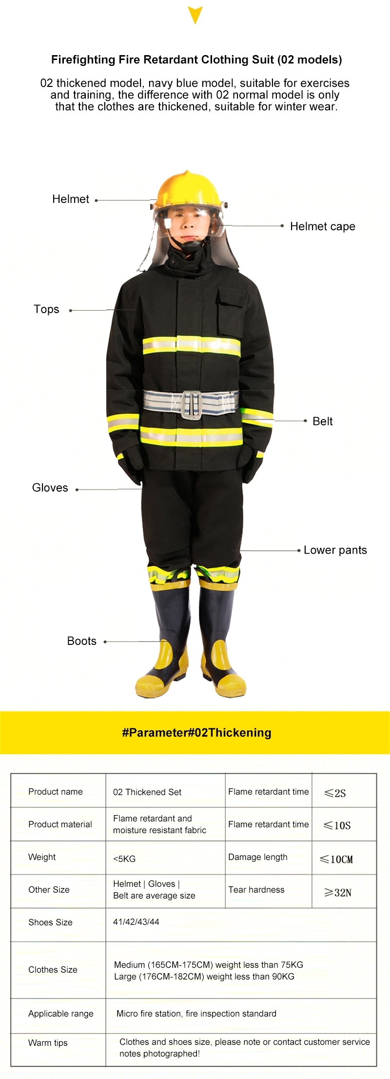 Waterproof Fireproof Double Protection Rescue Suit
