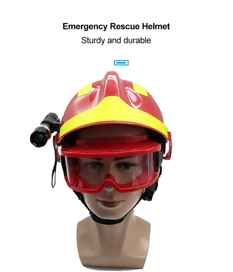 Top Ventilation Hole Firefighting Helmet